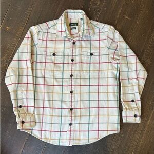 Orvis Men's Plaid Flannel Shirt- Size M